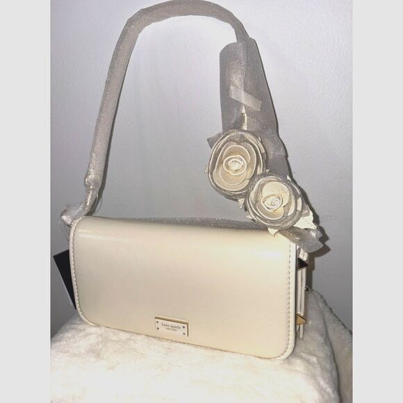 Kate Spade New York Crinkle Leather Shoulder Bag Crossbody - NWT - Picture 11 of 14